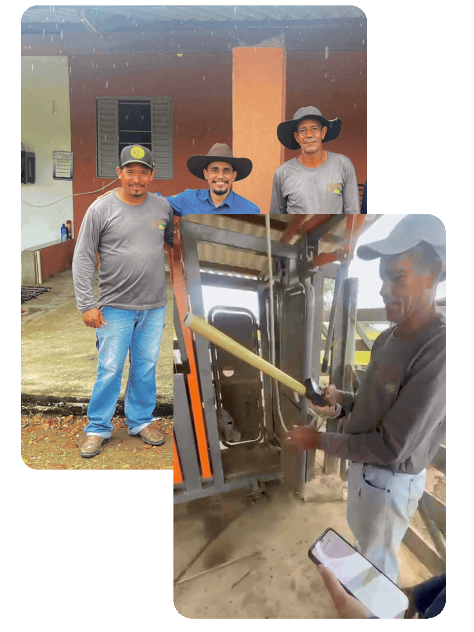 Primeiras operações da Pastu no campo