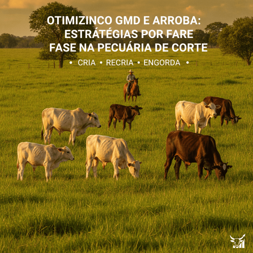 Otimizando GMD e Arroba: Estratégias por Fase na Pecuária de Corte