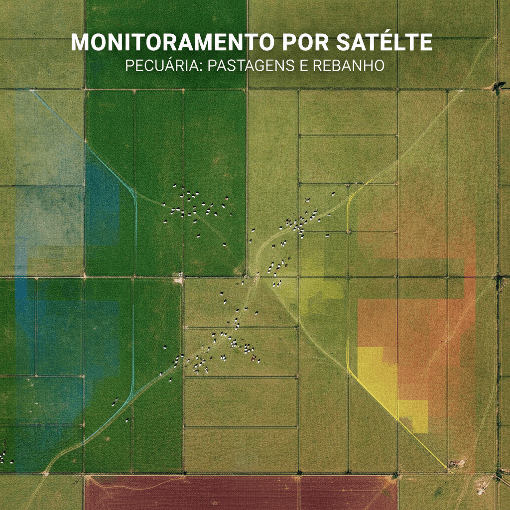 Monitoramento por Satélite na Pecuária: Pastagens e Rebanho