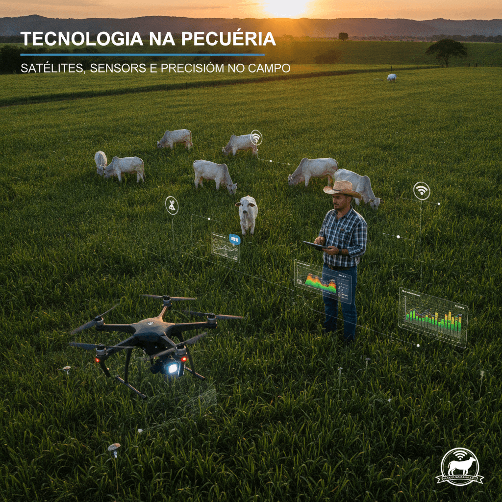 Tecnologia na Pecuária: Satélites, Sensores e Precisão no Campo