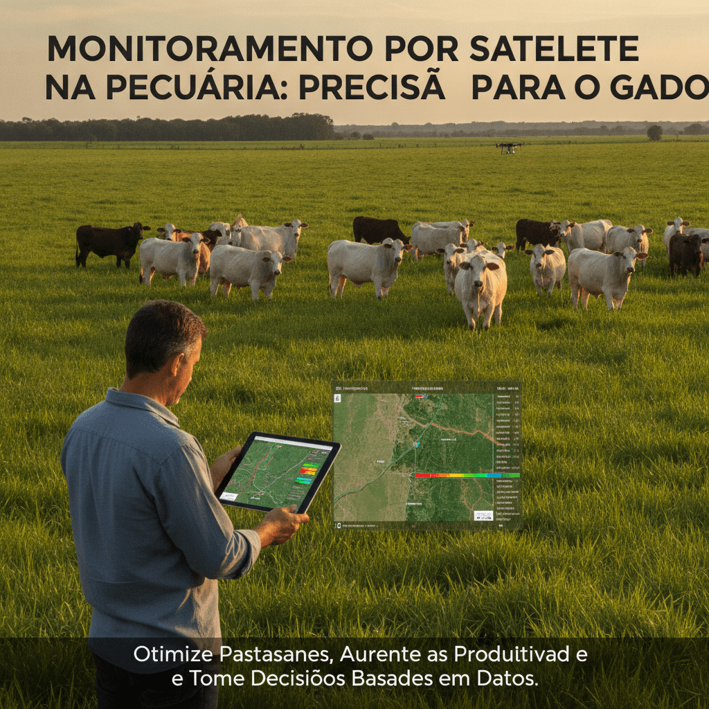 Monitoramento por Satélite na Pecuária: Precisão para o Gado