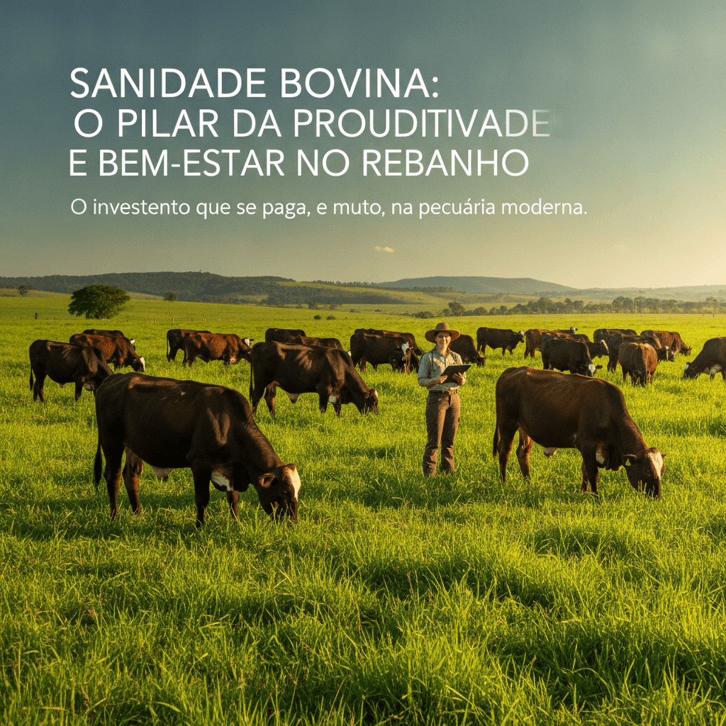 Sanidade Bovina: O Pilar da Produtividade e Bem-Estar no Rebanho