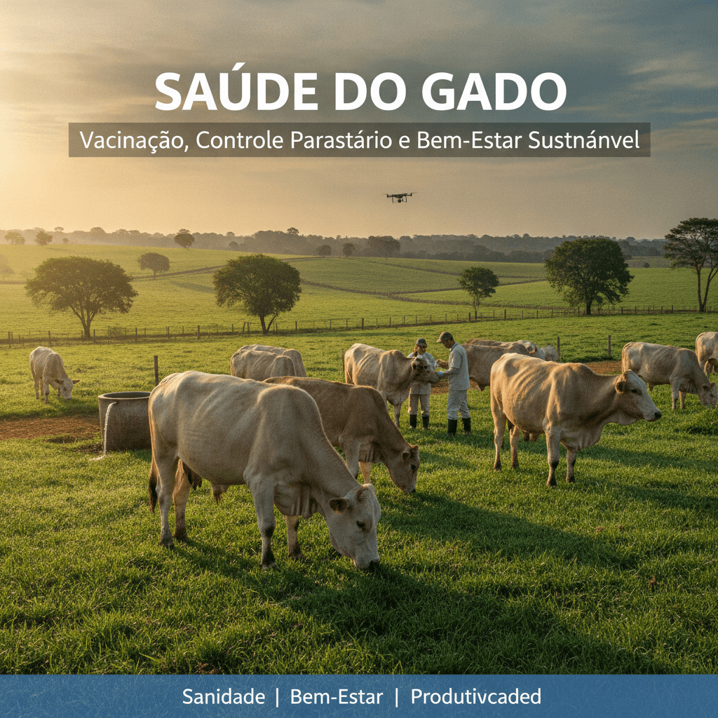 Saúde do Gado: Vacinação, Controle Parasitário e Bem-Estar Sustentável