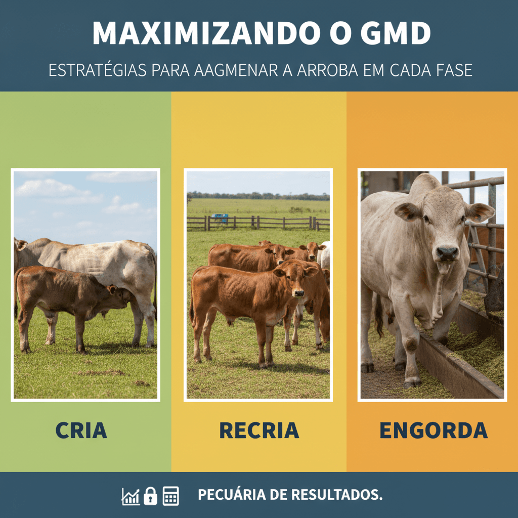 Maximizando o GMD: Estratégias para Aumentar a Arroba em Cada Fase
