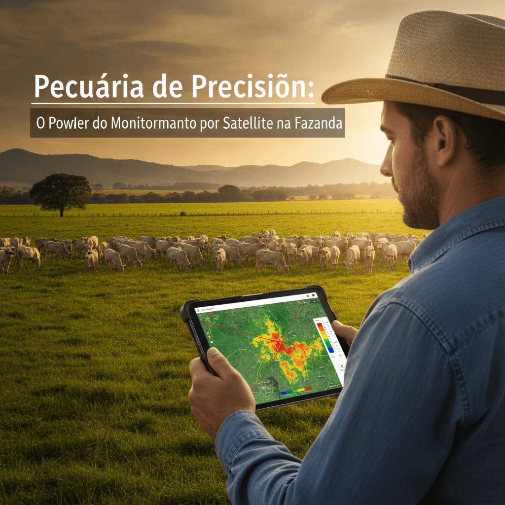 Pecuária de Precisão: O Poder do Monitoramento por Satélite na Fazenda