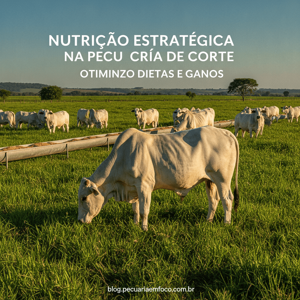 Nutrição Estratégica na Pecuária de Corte: Otimizando Dietas e Ganhos