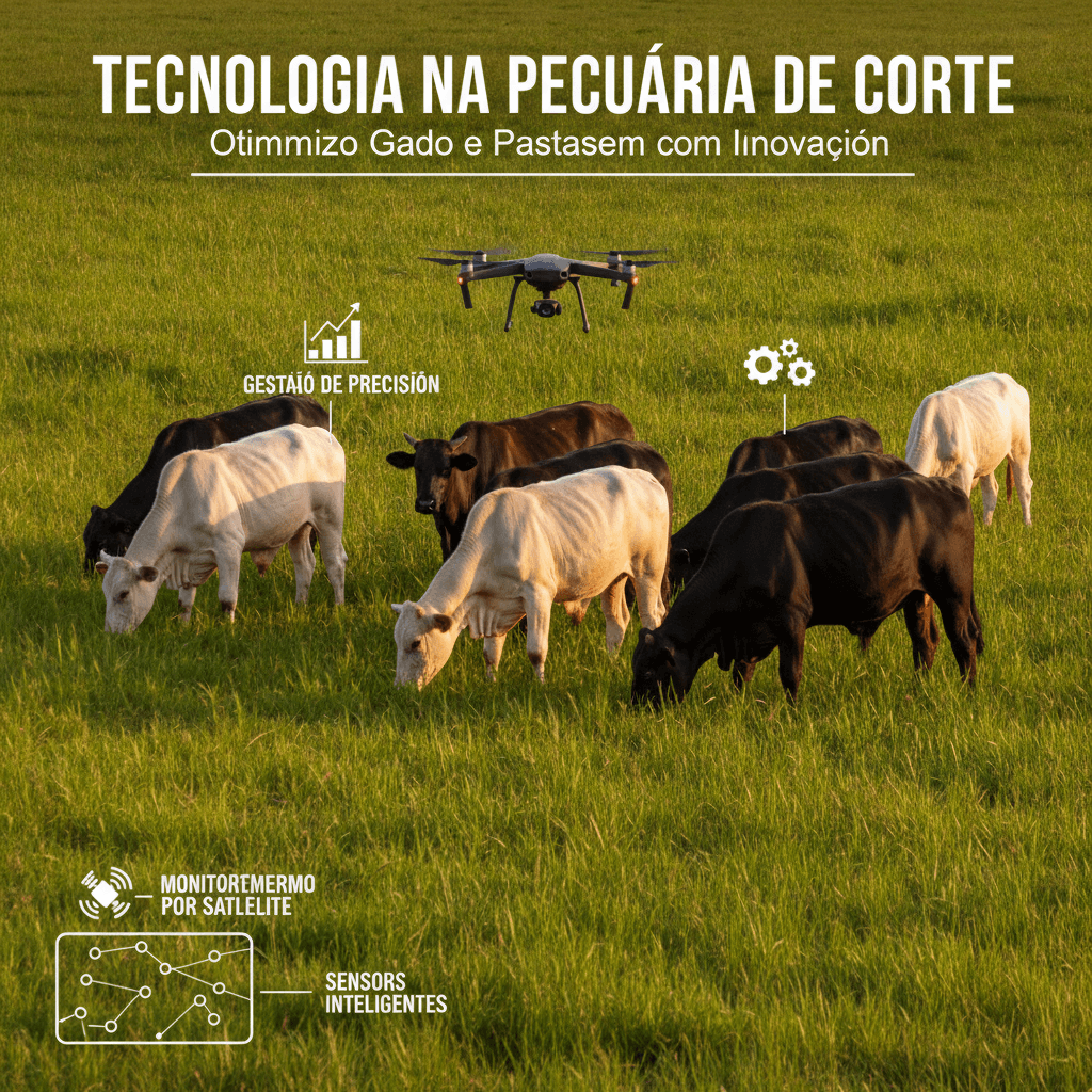 Tecnologia na Pecuária de Corte: Otimizando Gado e Pastagem com Inovação