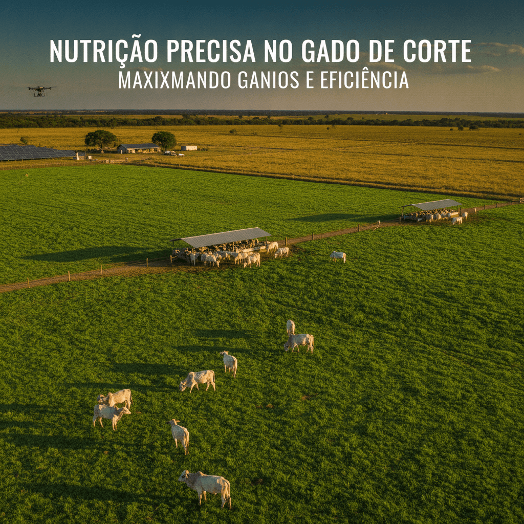 Nutrição Precisa no Gado de Corte: Maximizando Ganhos e Eficiência