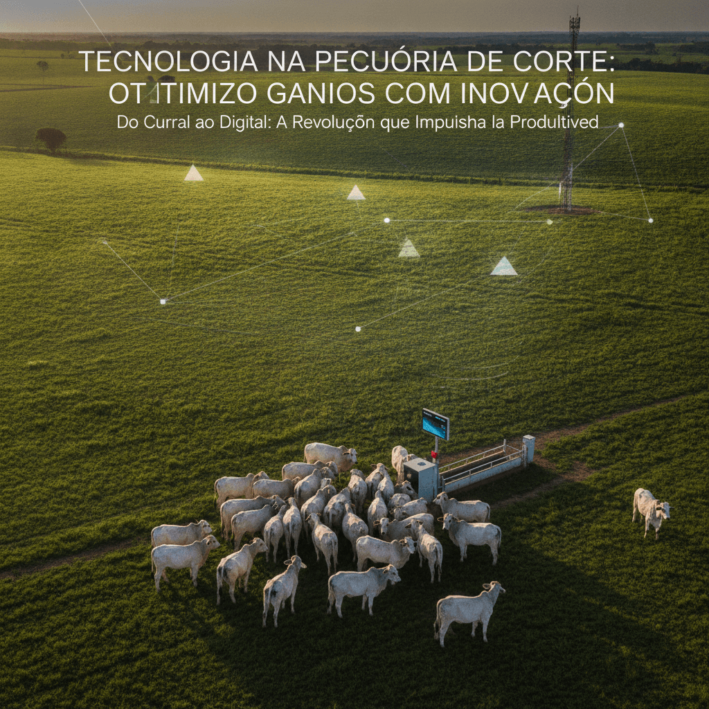 Tecnologia na Pecuária de Corte: Otimizando Ganhos com Inovação