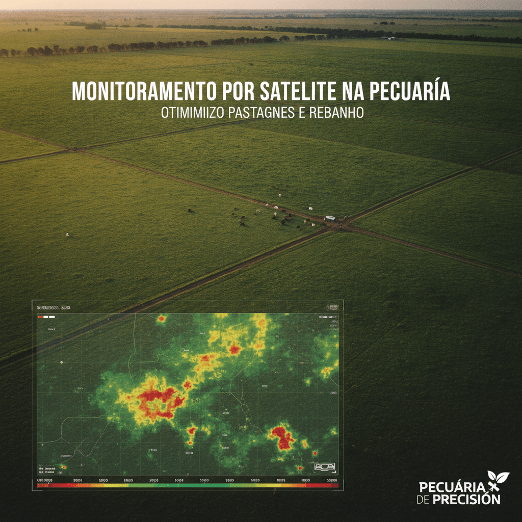 Monitoramento por Satélite na Pecuária: Otimizando Pastagens e Rebanho