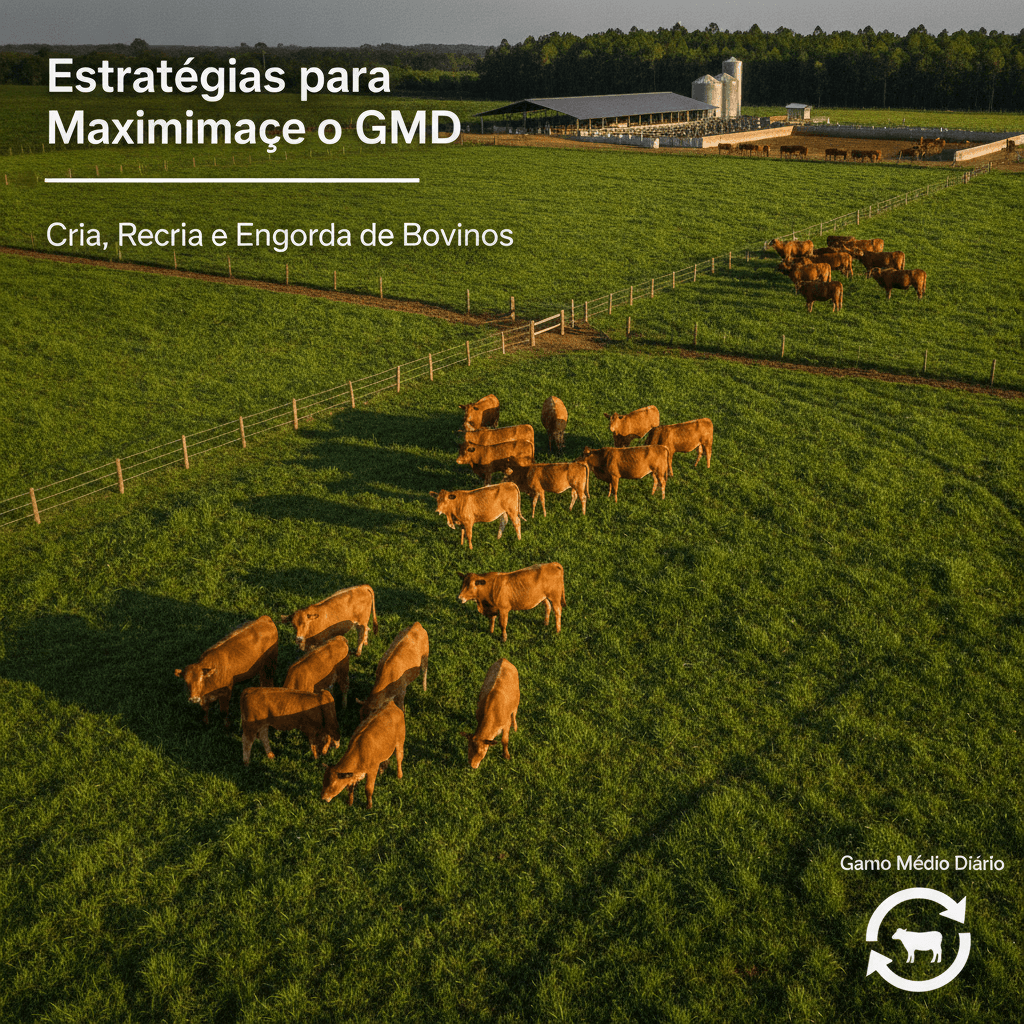 Estratégias para Maximizar o GMD na Cria, Recria e Engorda de Bovinos