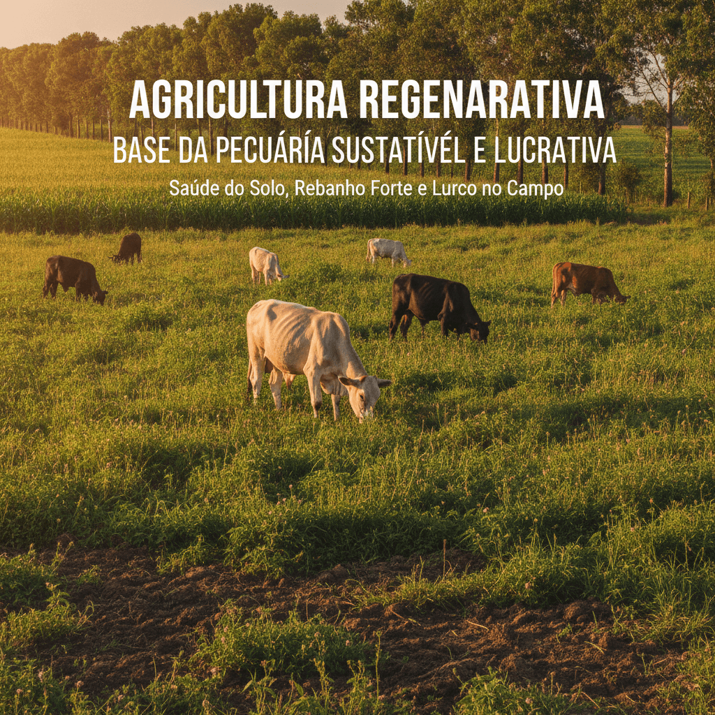 Agricultura Regenerativa: Base da Pecuária Sustentável e Lucrativa