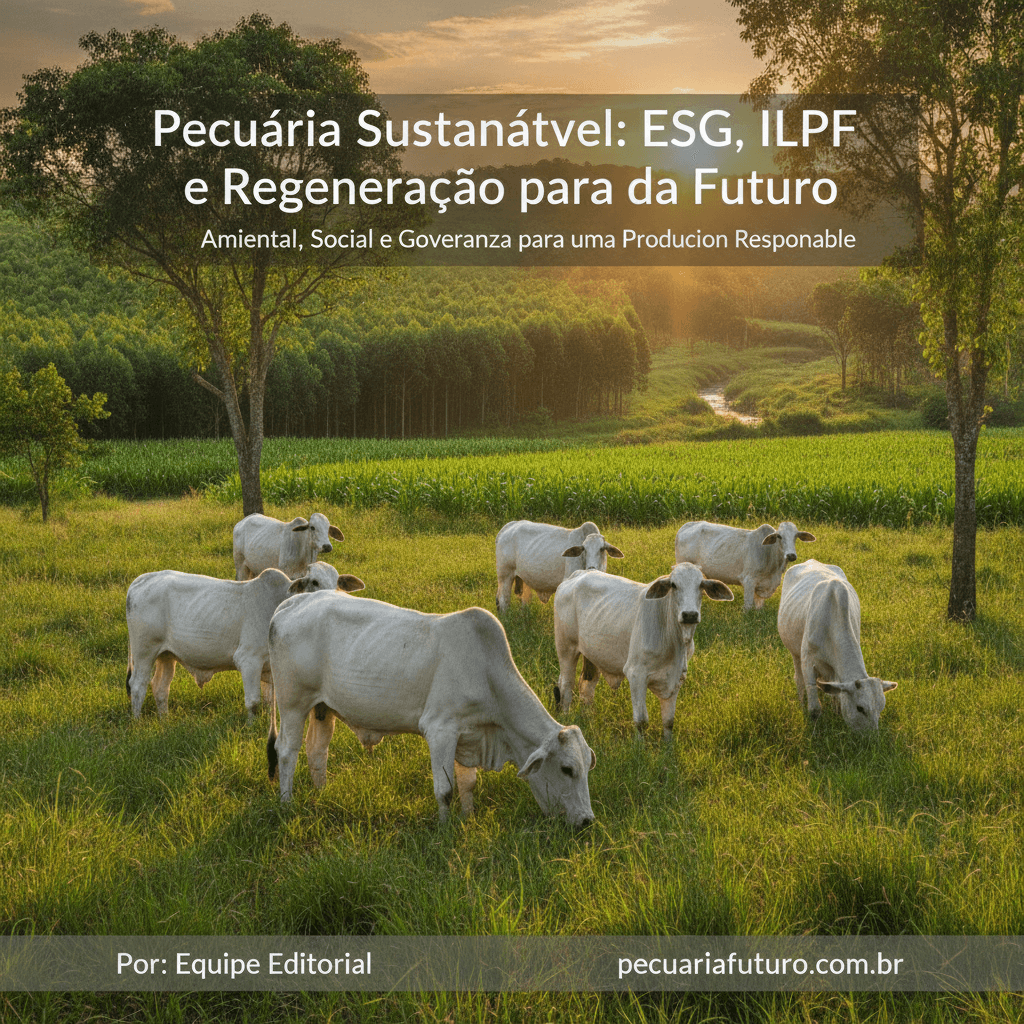 Pecuária Sustentável: ESG, ILPF e Regeneração para o Futuro