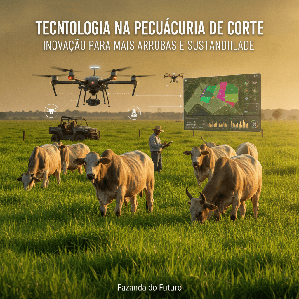 Tecnologia na Pecuária de Corte: Inovação para Mais Arrobas