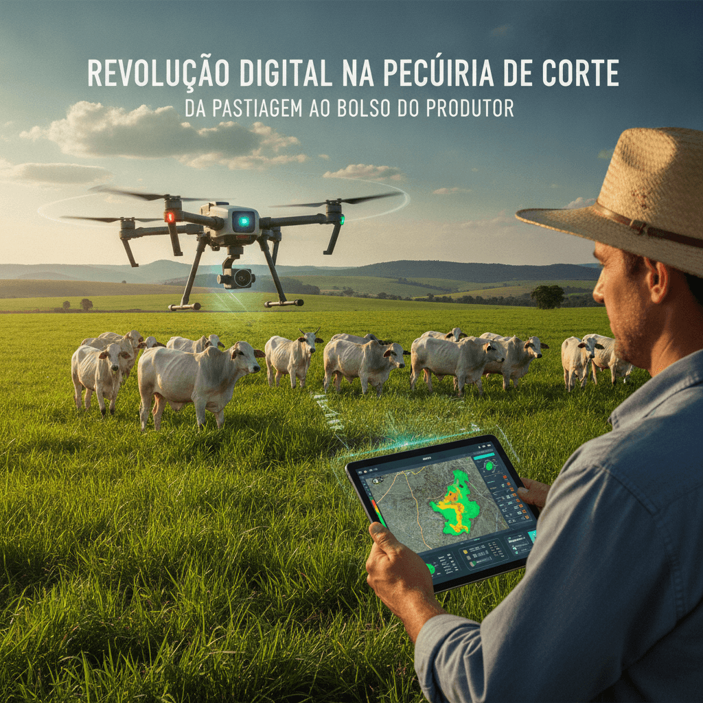 Revolução Digital na Pecuária de Corte: Da Pastagem ao Bolso