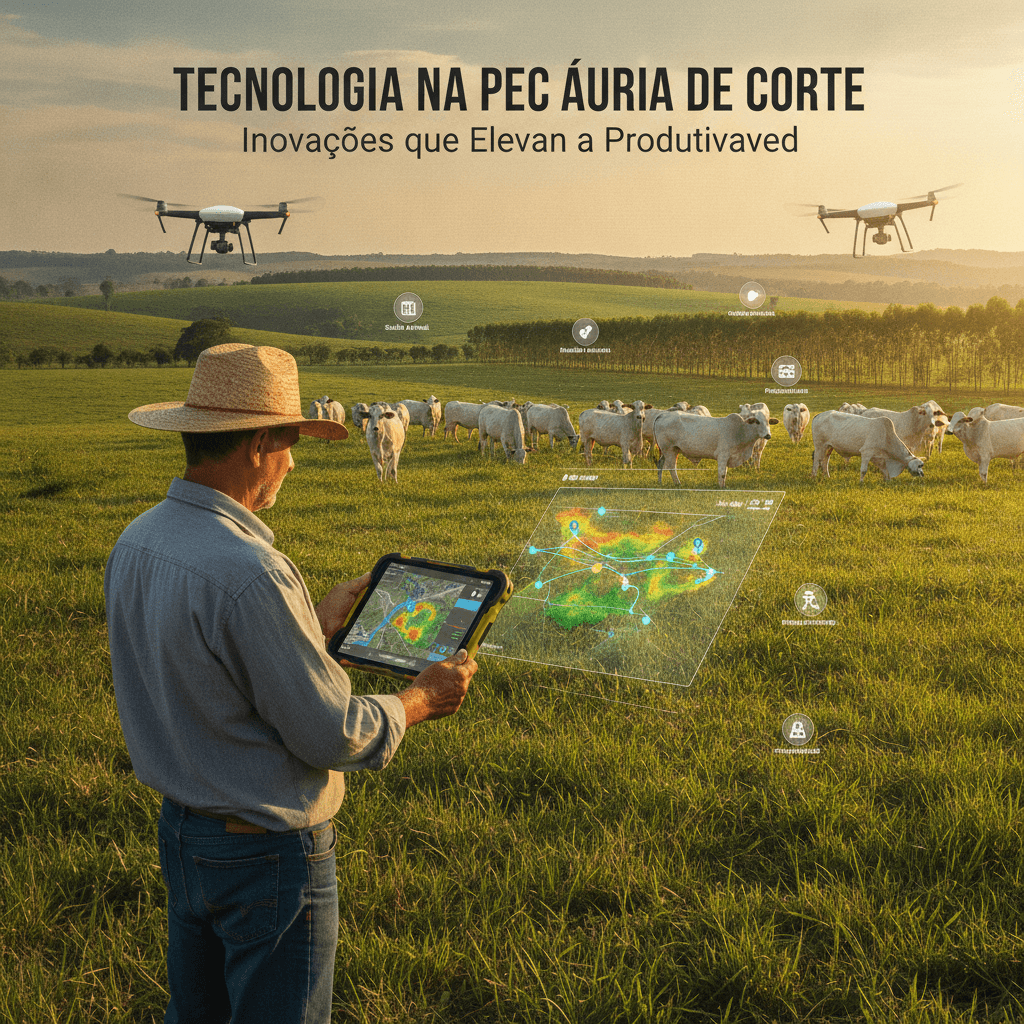 Tecnologia na Pecuária de Corte: Inovações que Elevam a Produtividade