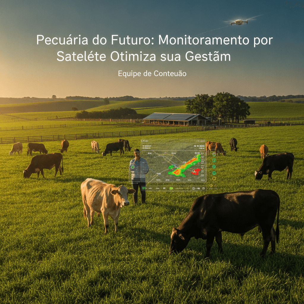 Pecuária do Futuro: Monitoramento por Satélite Otimiza sua Gestão