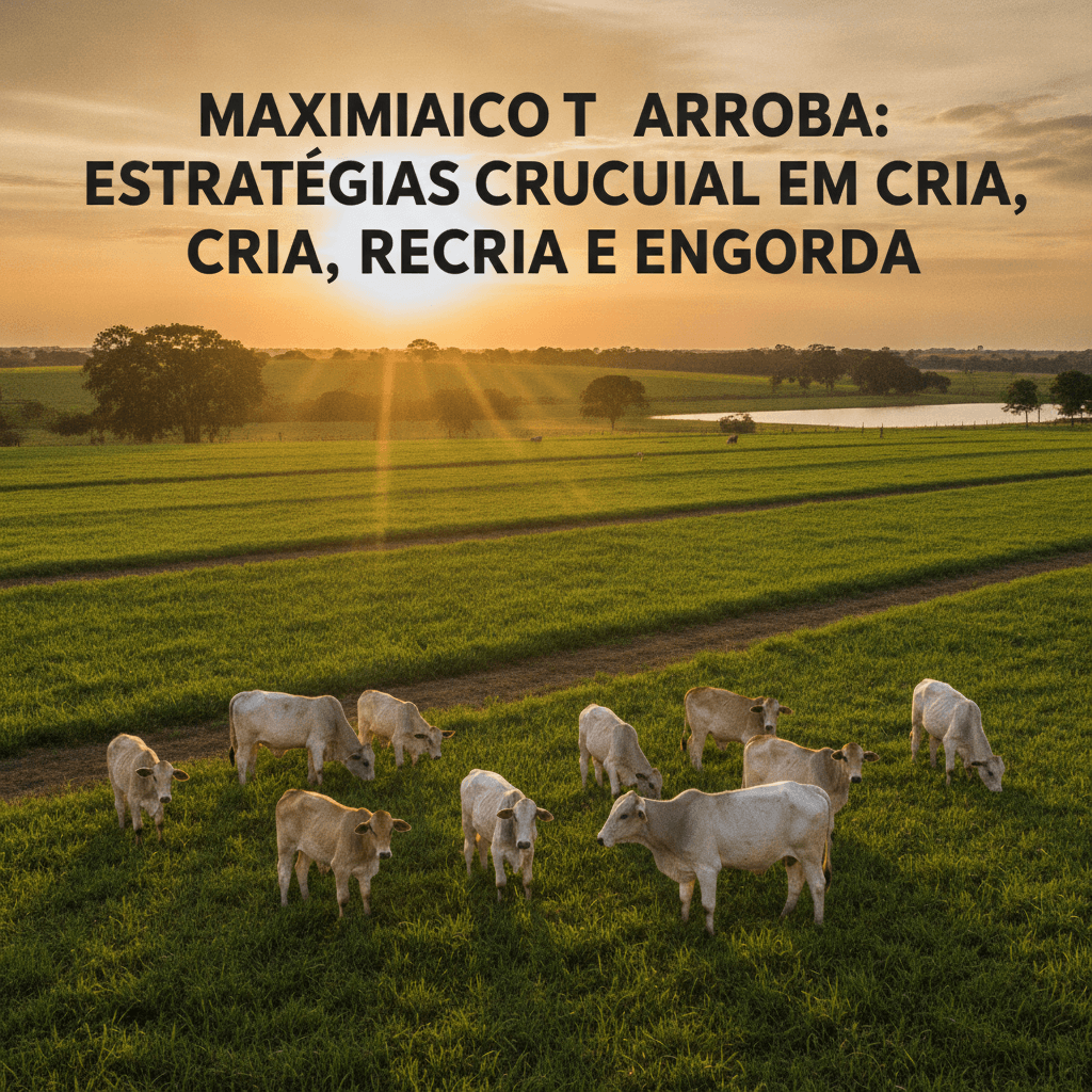 Maximizando a Arroba: Estratégias Cruciais em Cria, Recria e Engorda