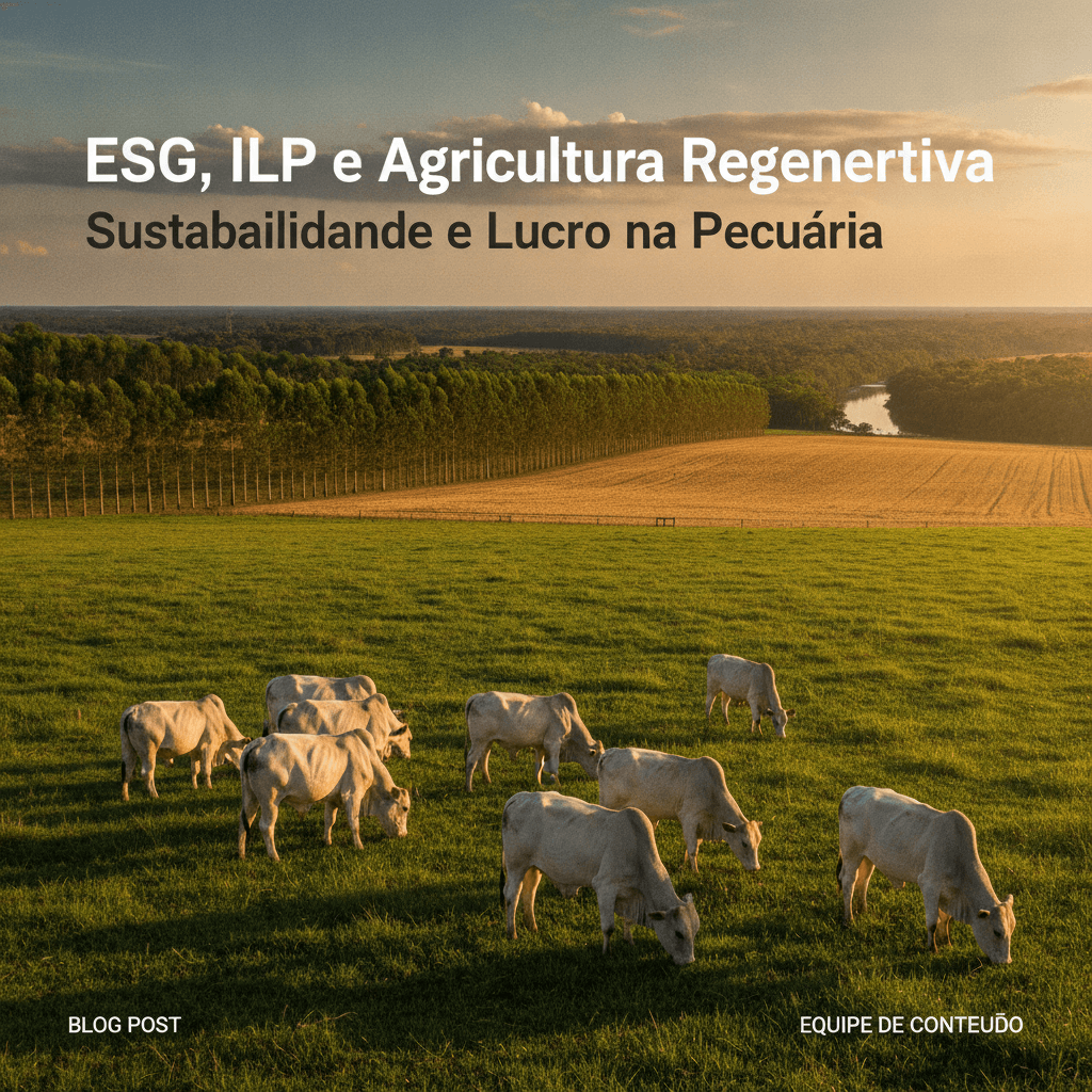 ESG, ILP e Agricultura Regenerativa: Sustentabilidade e Lucro na Pecuária