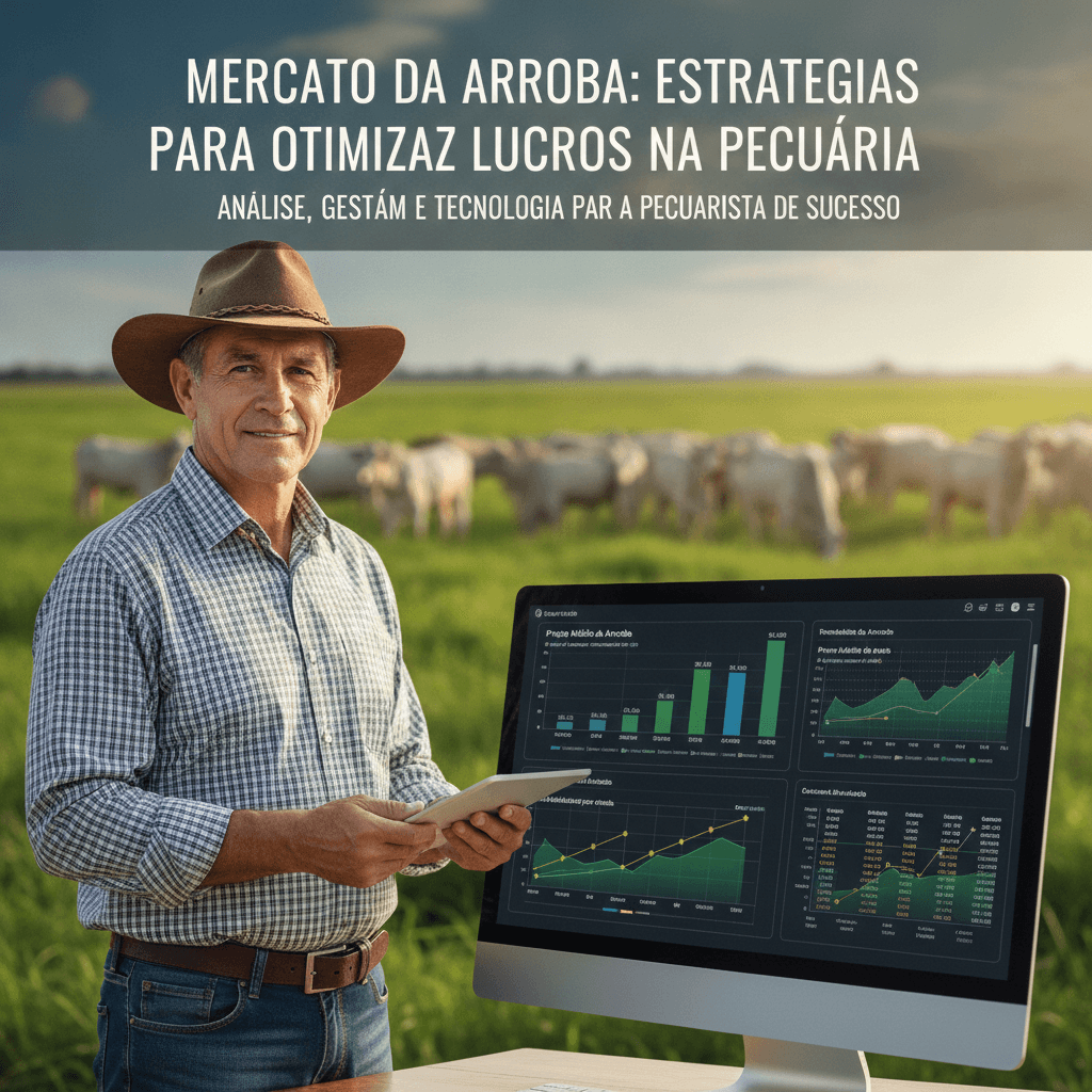 Mercado da Arroba: Estratégias para Otimizar Lucros na Pecuária