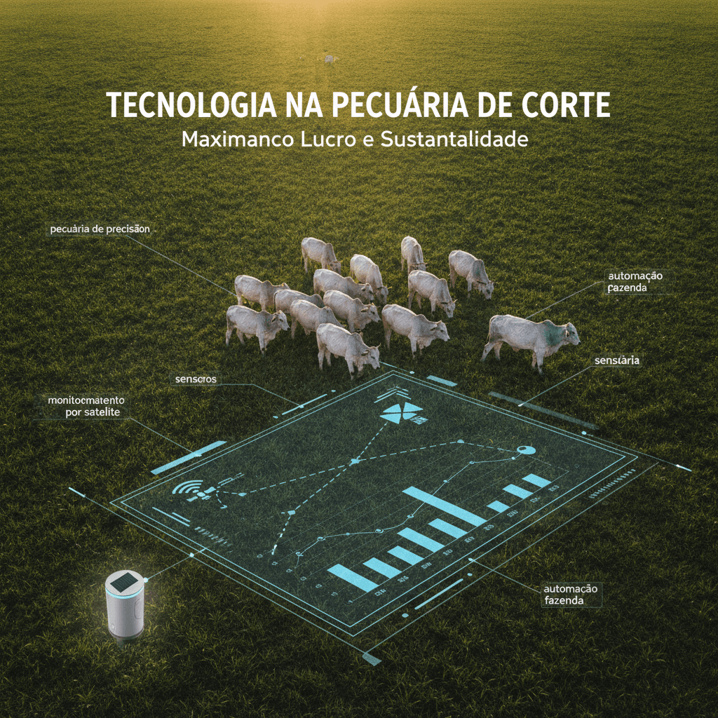 Tecnologia na Pecuária de Corte: Maximizando Lucro e Sustentabilidade