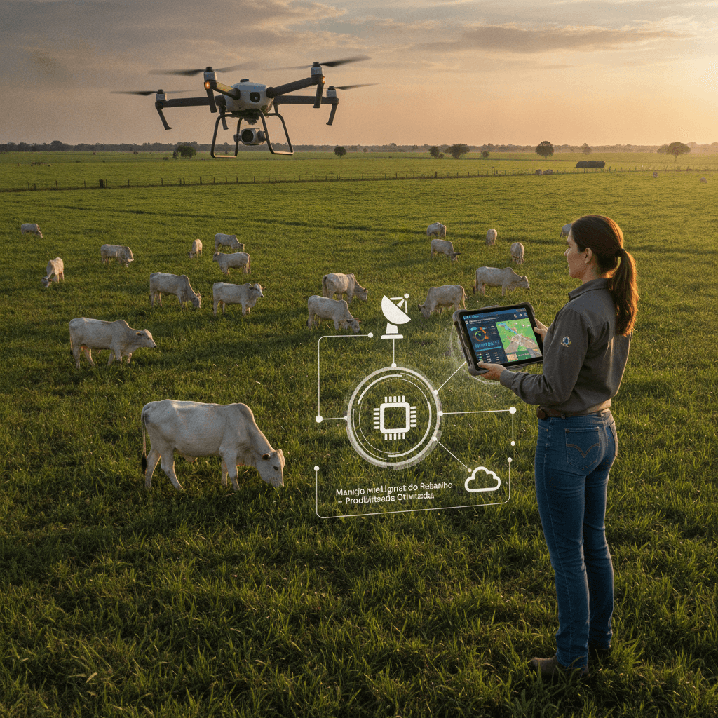 Tecnologia na Pecuária de Corte: Otimizando a Fazenda e Seus Ganhos