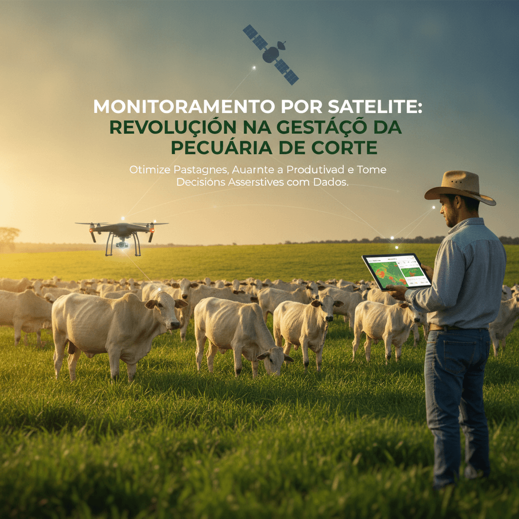 Monitoramento por Satélite: Revolução na Gestão da Pecuária de Corte