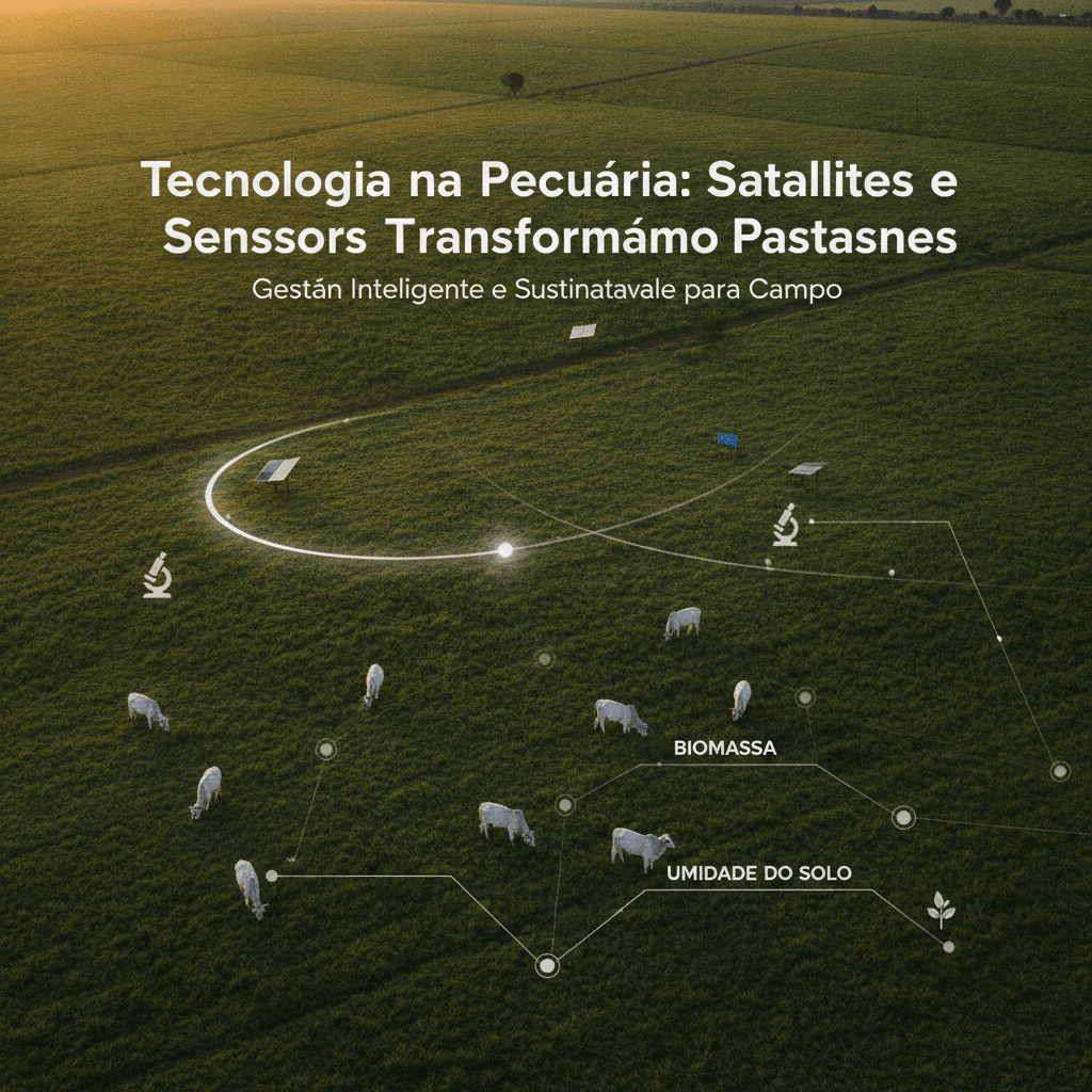 Tecnologia na Pecuária: Satélites e Sensores Transformando Pastagens