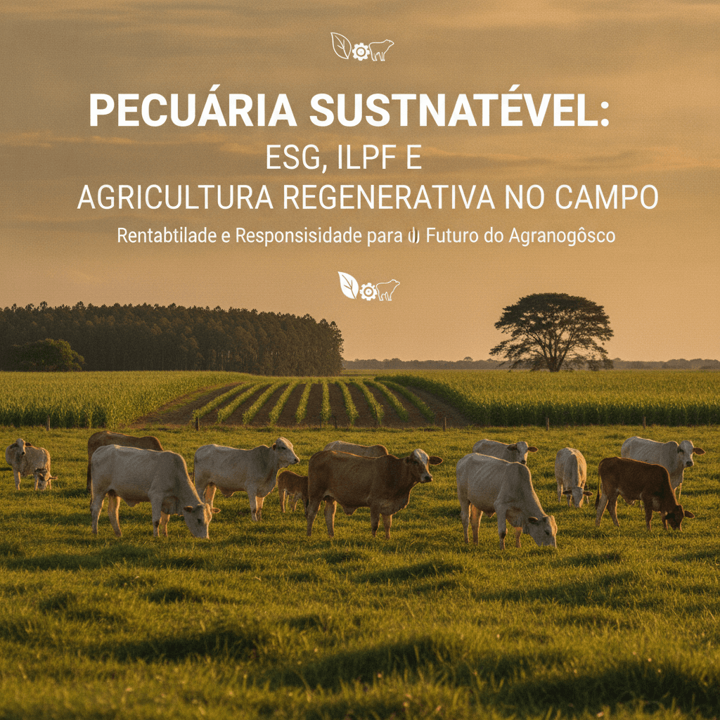 Pecuária Sustentável: ESG, ILPF e Agricultura Regenerativa no Campo