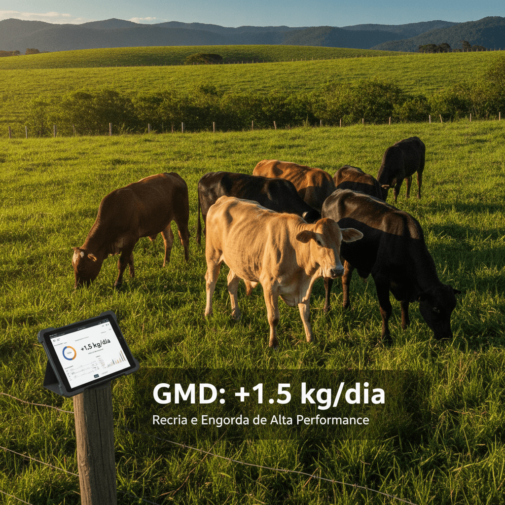 Maximizando o GMD: Estratégias para Alta Eficiência na Recria e Engorda