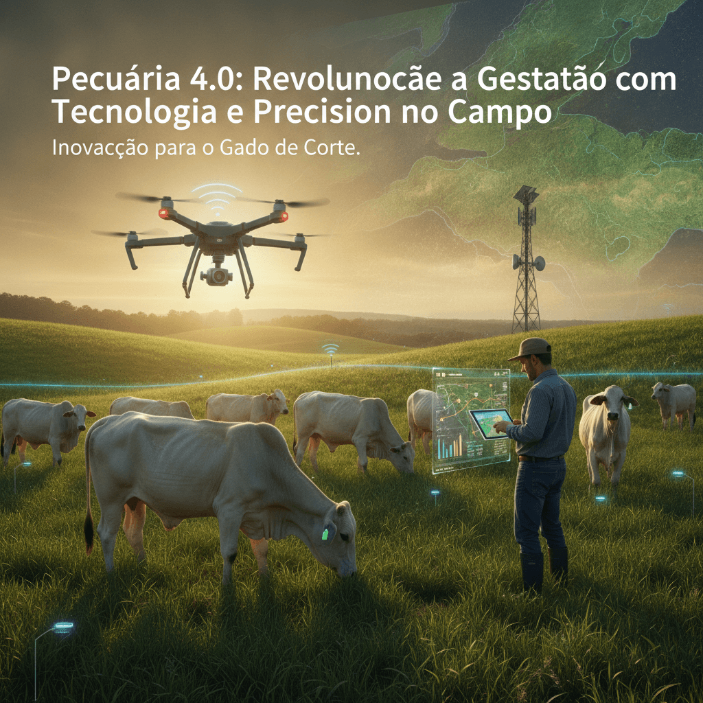 Pecuária 4.0: Revolucionando a Gestão com Tecnologia e Precisão no Campo