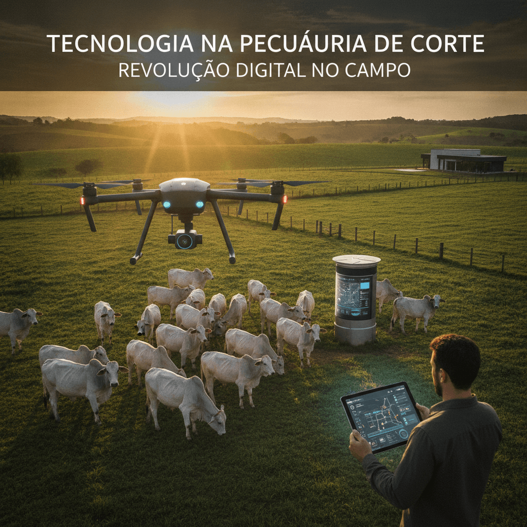 Tecnologia na Pecuária de Corte: Revolução Digital no Campo