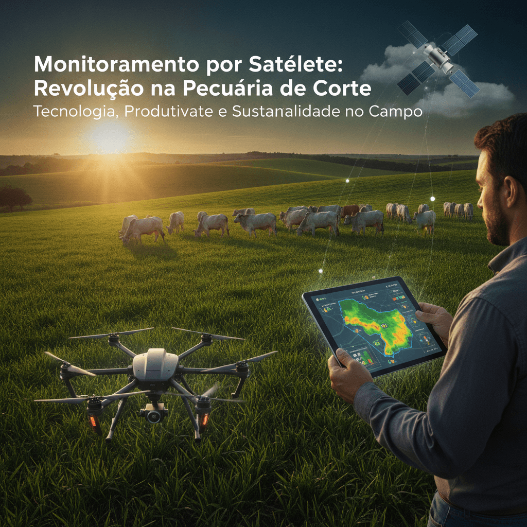 Monitoramento por Satélite: Revolução na Pecuária de Corte