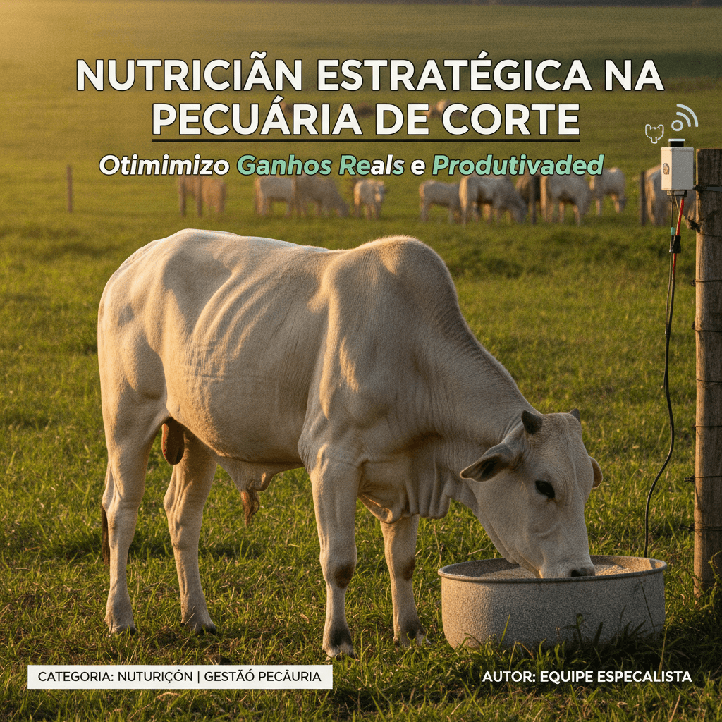 Nutrição Estratégica na Pecuária de Corte: Otimizando Ganhos Reais