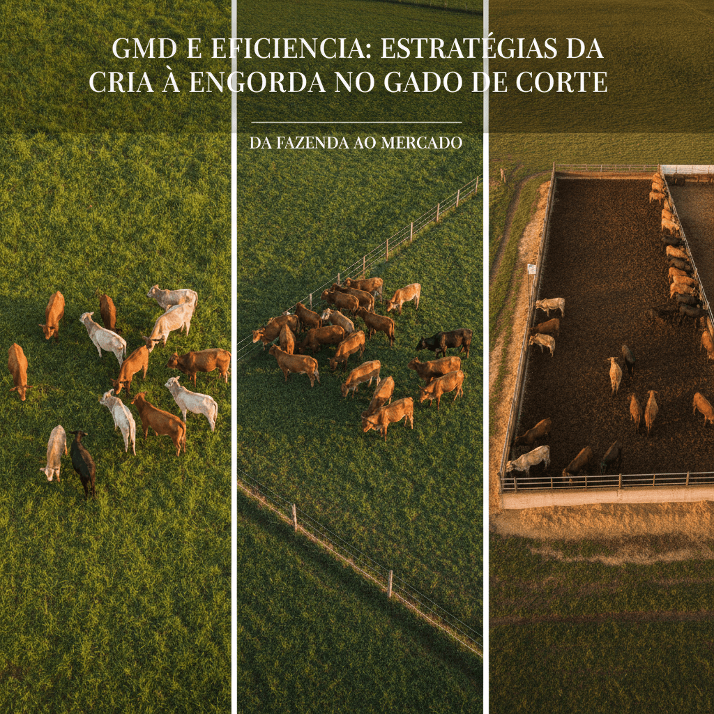 GMD e Eficiência: Estratégias da Cria à Engorda no Gado de Corte