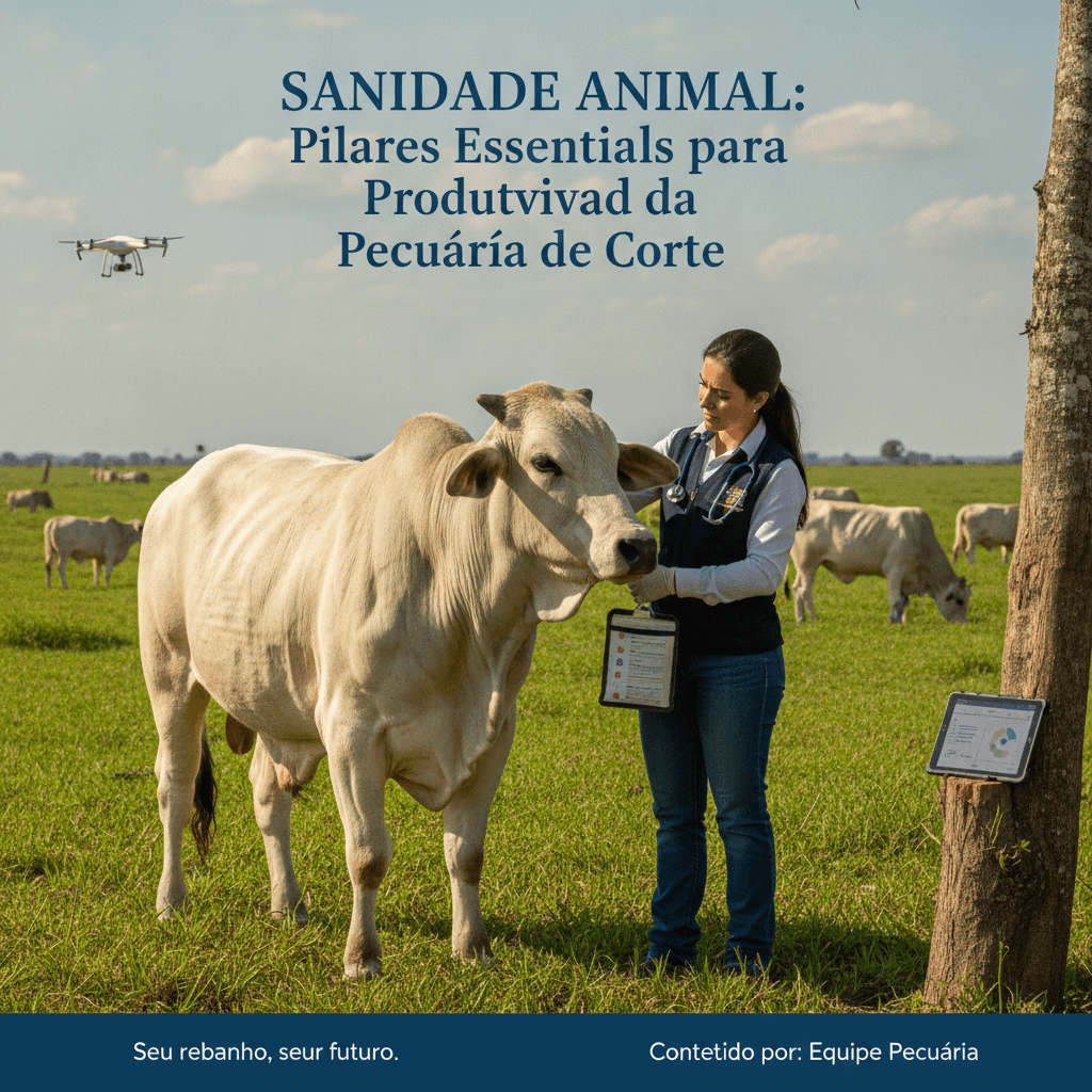 Sanidade Animal: Pilares Essenciais para a Produtividade da Pecuária de Corte