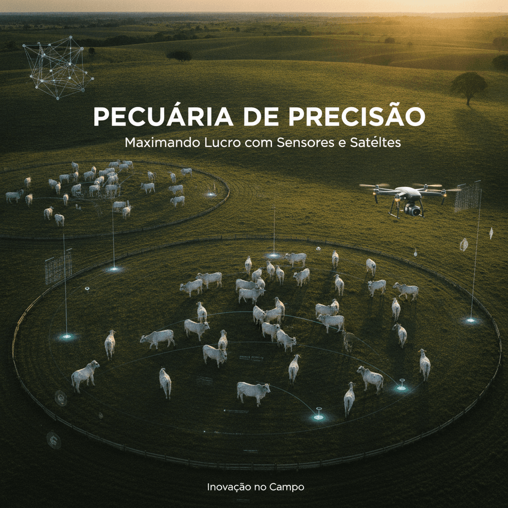 Pecuária de Precisão: Maximizando Lucro com Sensores e Satélites