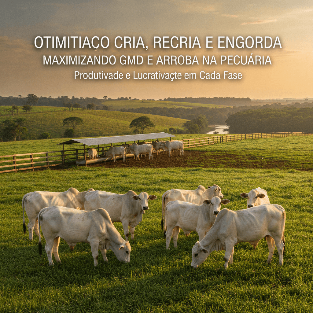 Otimizando Cria, Recria e Engorda: Maximizando GMD e Arroba na Pecuária