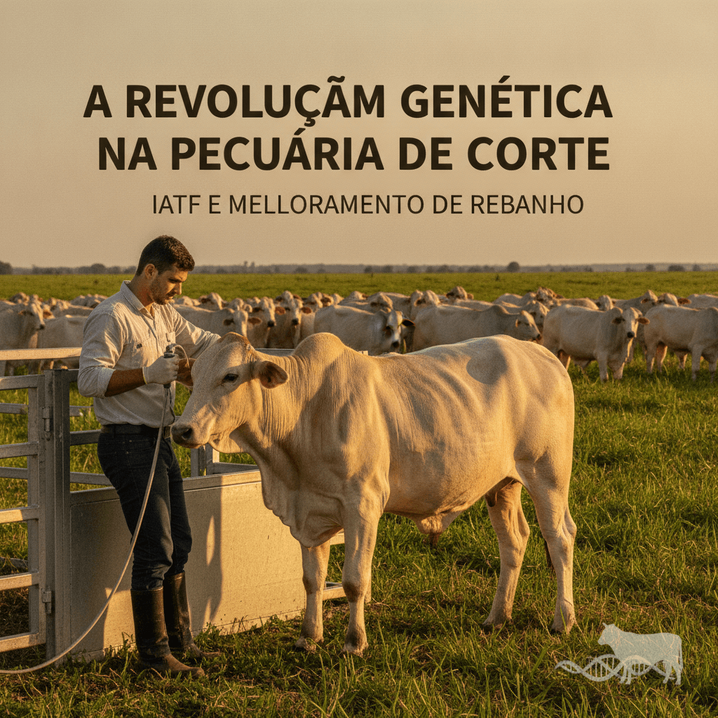 A Revolução Genética na Pecuária de Corte: IATF e Melhoramento do Rebanho