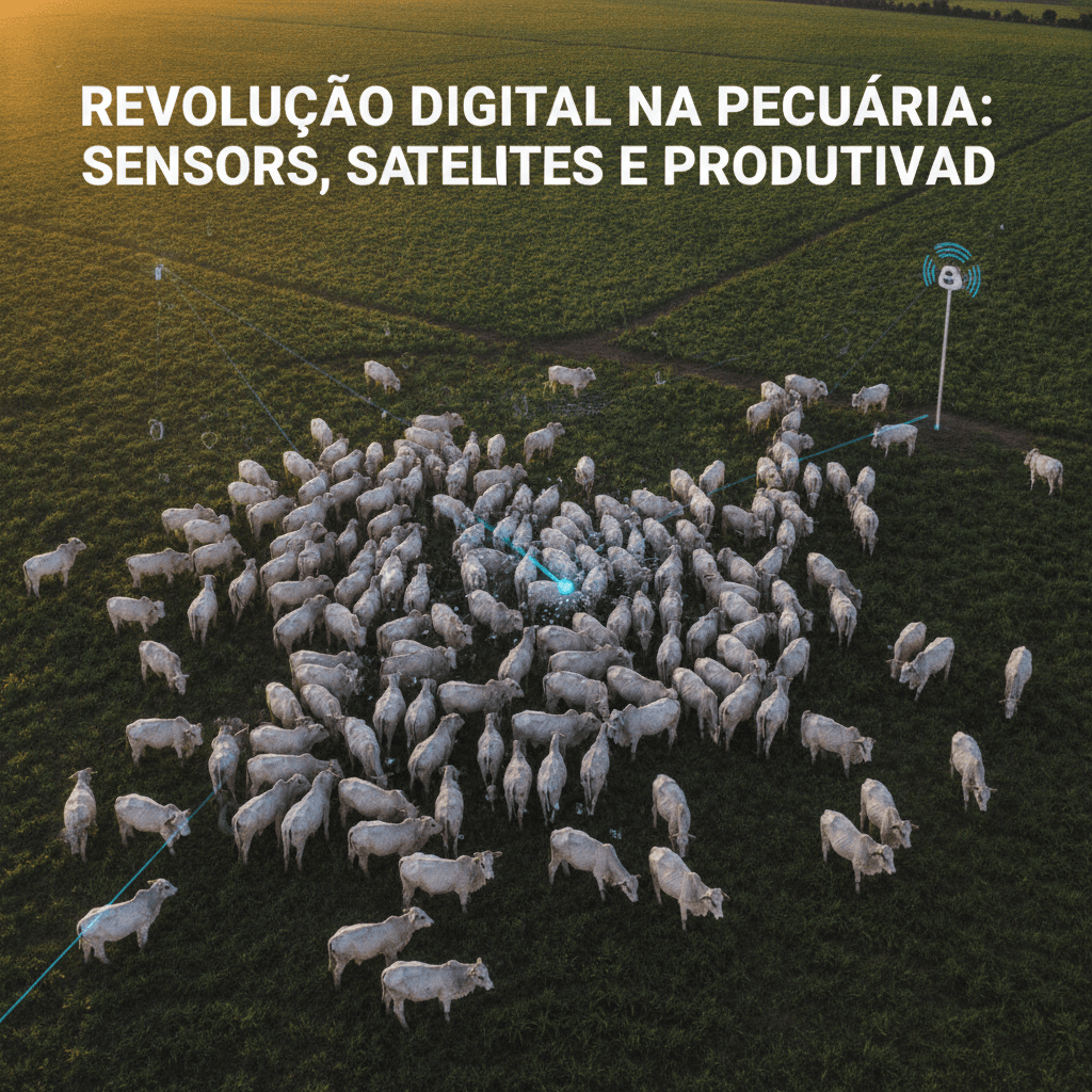Revolução Digital na Pecuária: Sensores, Satélites e Produtividade