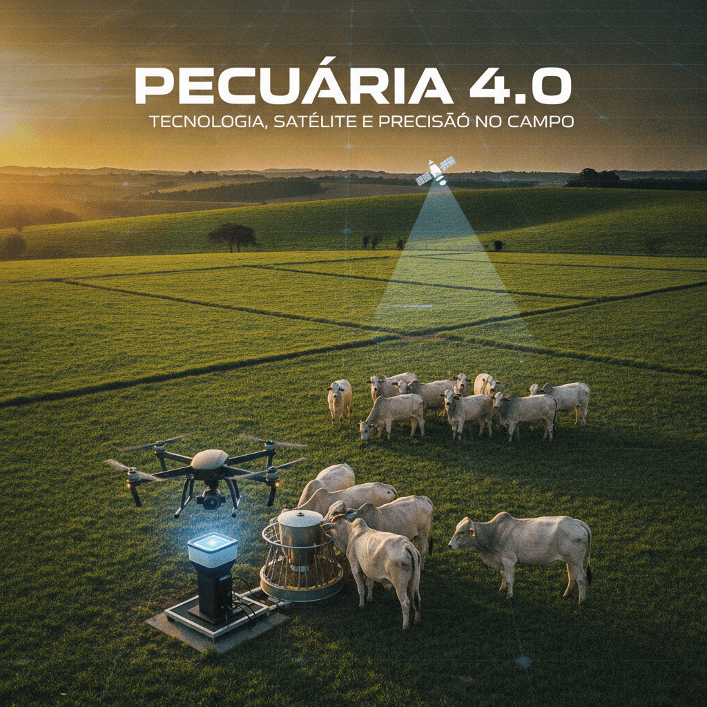 Pecuária 4.0: Tecnologia, Satélite e Precisão no Campo