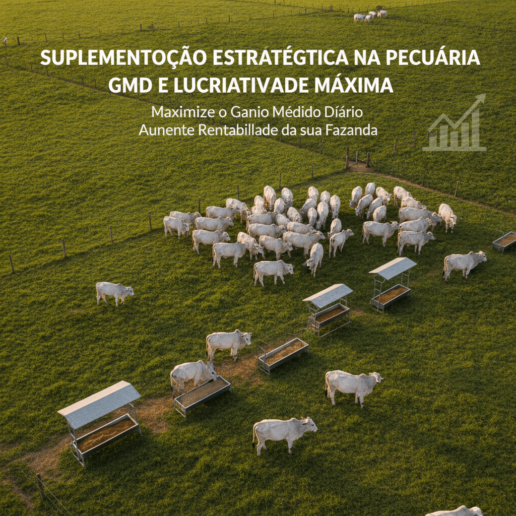 Suplementação Estratégica na Pecuária: GMD e Lucratividade Máxima