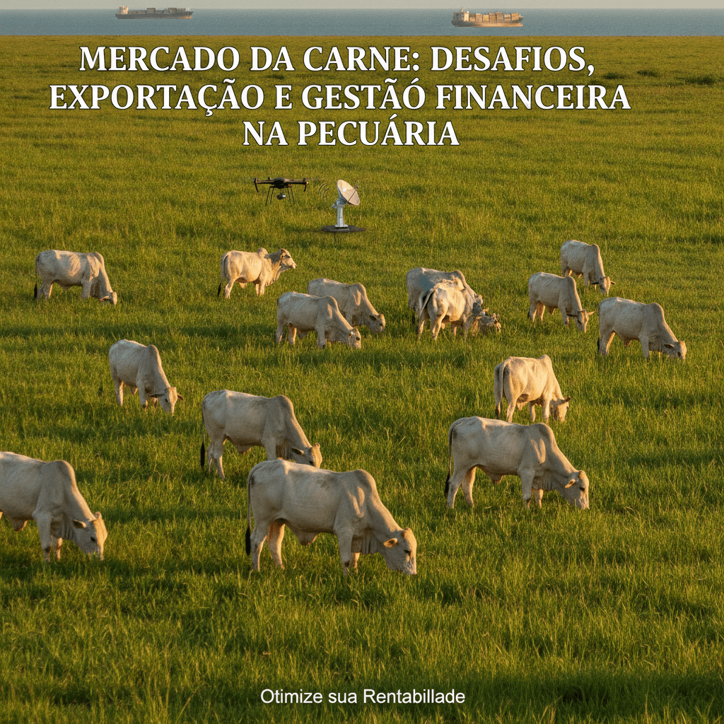 Mercado da Carne: Desafios, Exportação e Gestão Financeira na Pecuária