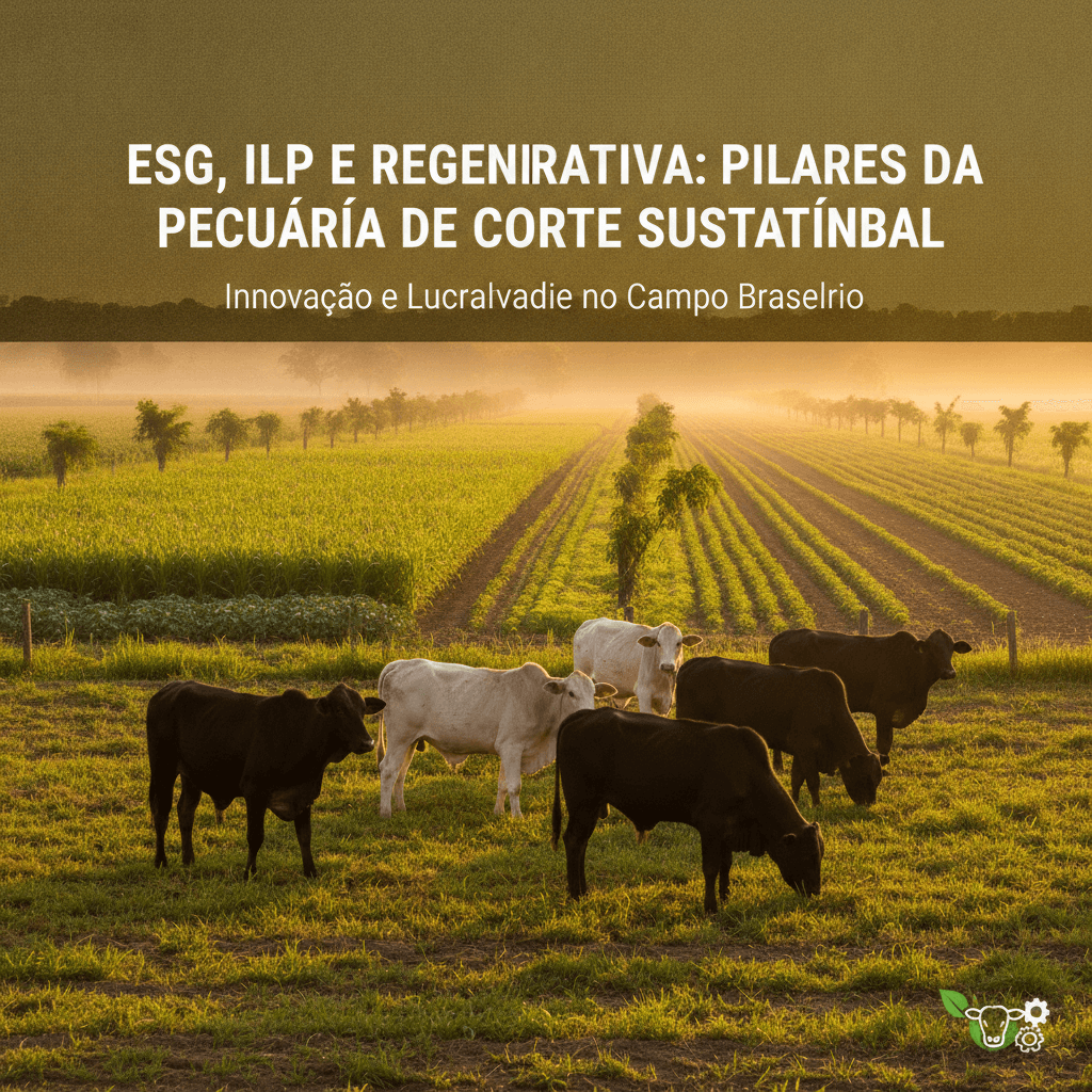ESG, ILP e Regenerativa: Pilares da Pecuária de Corte Sustentável