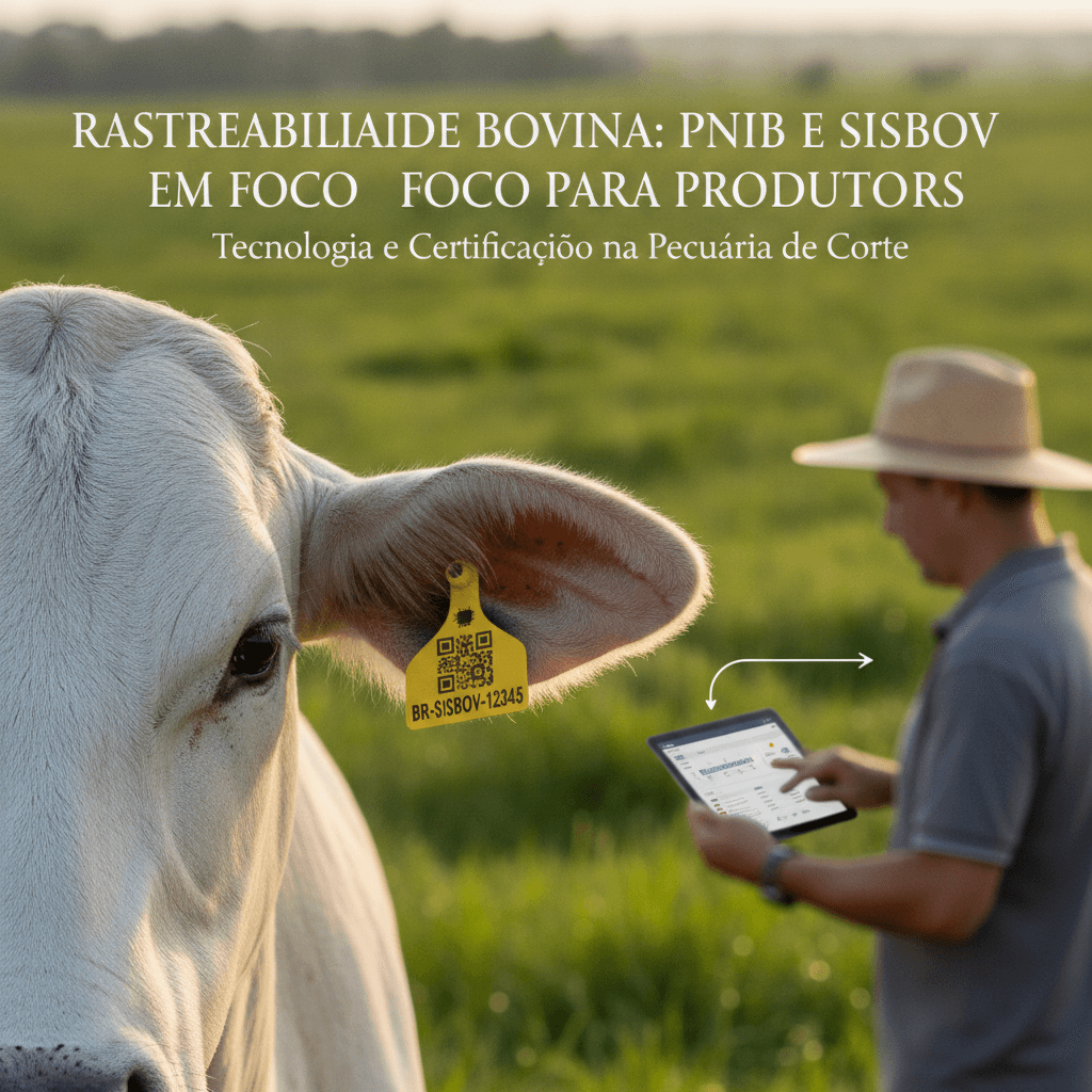 Rastreabilidade Bovina: PNIB e SISBOV em Foco para Produtores