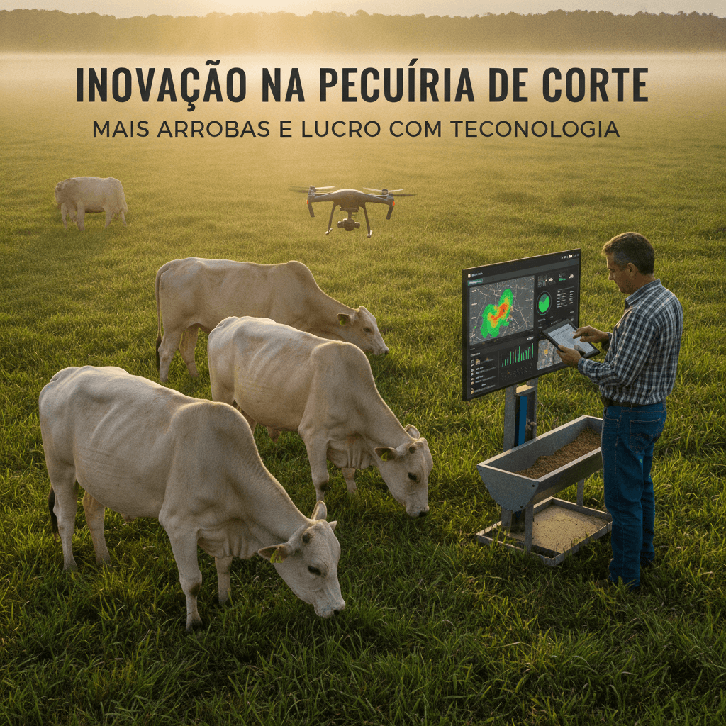 Tecnologia na Pecuária de Corte: Inovação para Mais Arrobas e Lucro