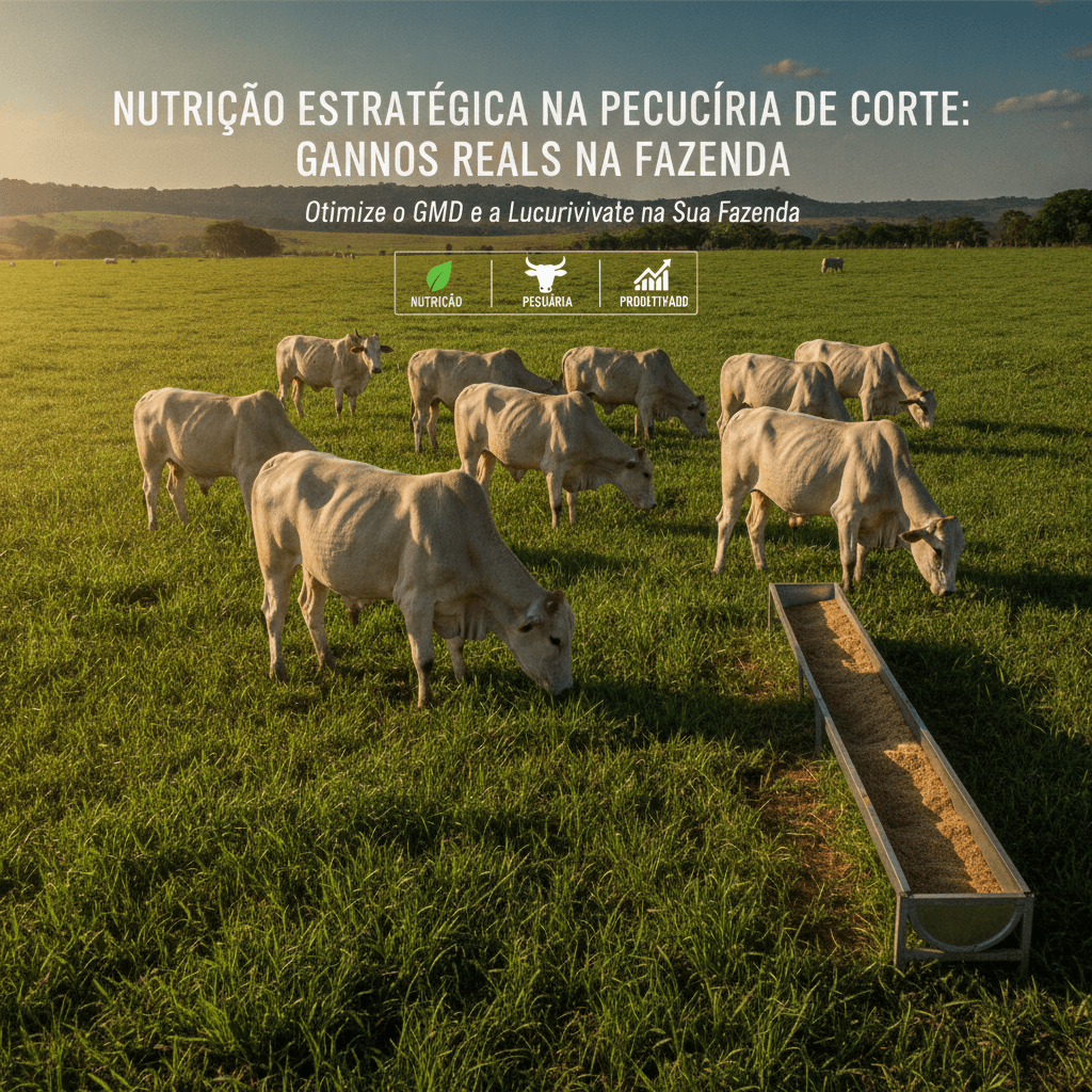 Nutrição Estratégica na Pecuária de Corte: Ganhos Reais na Fazenda