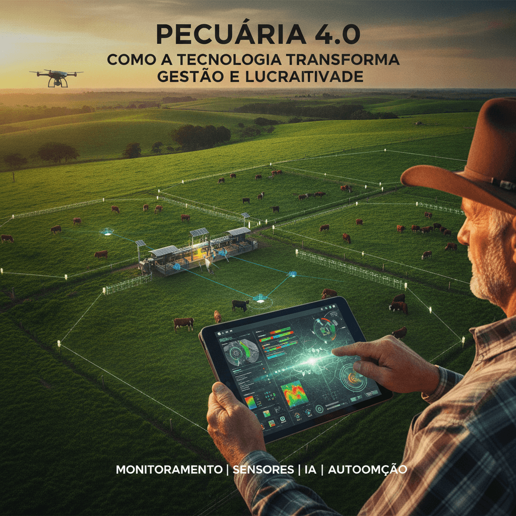 Pecuária 4.0: Como a Tecnologia Transforma a Gestão e Lucratividade