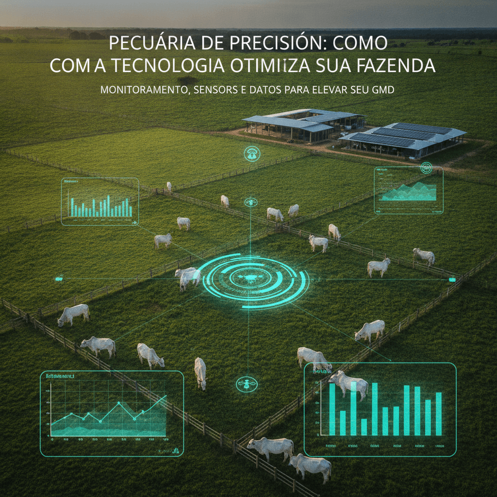 Pecuária de Precisão: Como a Tecnologia Otimiza Sua Fazenda
