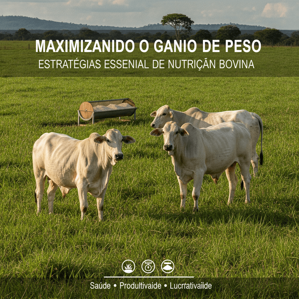 Maximizando o Ganho de Peso: Estratégias Essenciais de Nutrição Bovina